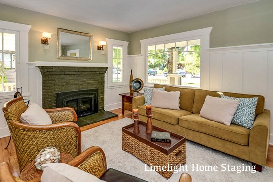 After image of a home staged in the Midtown area of Santa Cruz